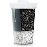 Single Replacement MINA Alkaline Water Filter by Santevia | Single At Home Water Pitcher Filter Adds Minerals and Makes Alkaline Water | Chlorine and Lead Water Filter | American Filtration Media