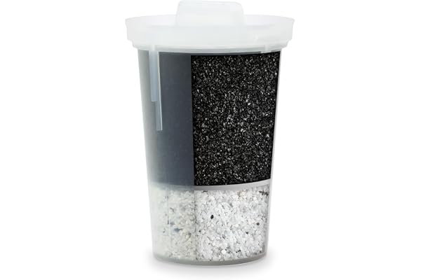 Single Replacement MINA Alkaline Water Filter by Santevia | Single At Home Water Pitcher Filter Adds Minerals and Makes Alkal
