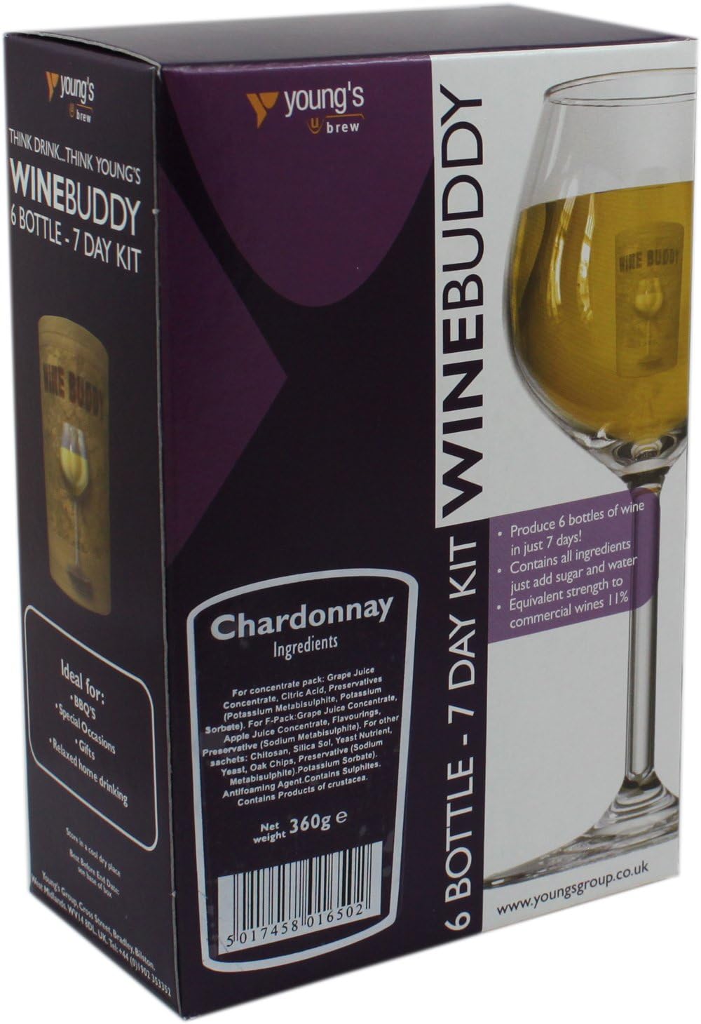 Wine Buddy/Youngs 6 Bottle Chardonnay