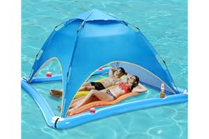 SHIWAGIN Jagahaha The Luxurious Floating Tent for Adults - Pool Float with Canopy and Shade - Experience and Relaxation in The Pool, Lake, or River