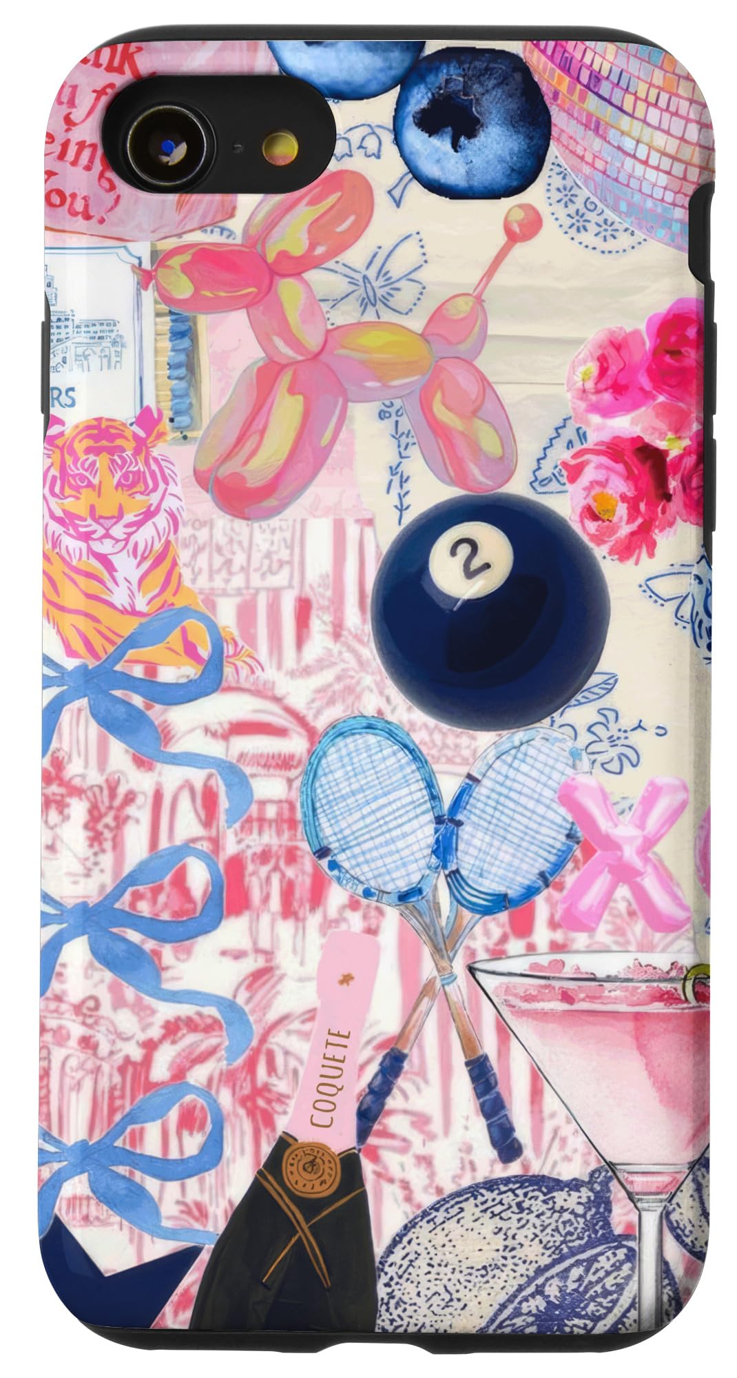 Cute Coquette Collage Scrapbook Preppy Aesthetic Case for iPhone SE (2020) / 7 / 8