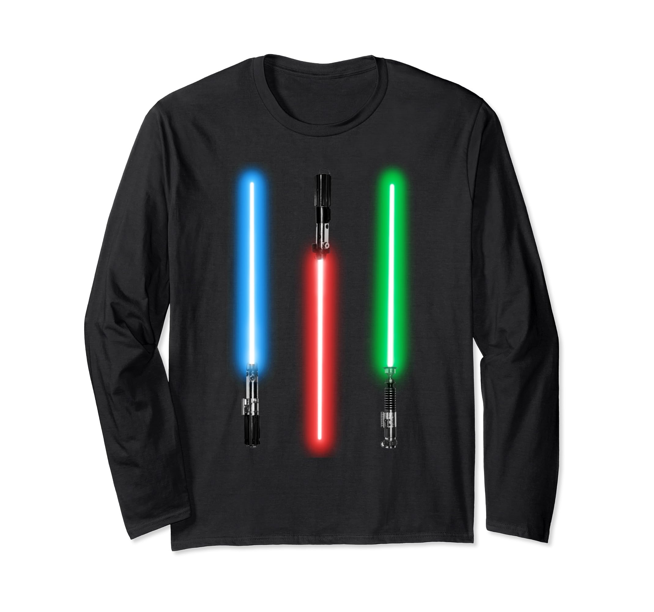 Star Wars Lightsaber Line-Up Photoreal Long Sleeve T-Shirt