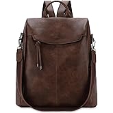 VX VONXURY Backpack Purse for Women Faux Leather Anti-Theft Backpack With Detachable Shoulder Strap Fashion Women Handbag For Daily Work Travel