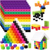 Jenaai 1000 Pcs Linking Counting Cubes Math Blocks for Kids, Classic Style | Connecting Cubes,Math Manipulatives,Plastic Counting Blocks, Math Cubes, Classroom Learning, for Preschool Activities