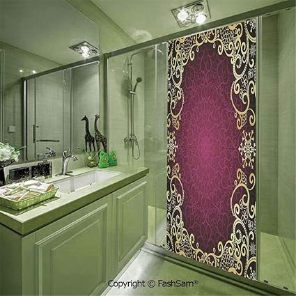 Amazon Com Putien Glass Film No Glue Purple Vintage