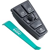 Rldym Power Window Switch Driver Side 21628532 Compatible with Volvo VN 2005-2014 VNL 2005-2016 Master Window Control Switch Replaces 22569484, 901-0014, 20752917