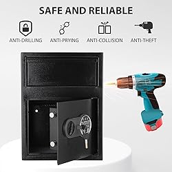 1.9 Cu.Ft Heavy Duty Drop Safe with Drop Slot for