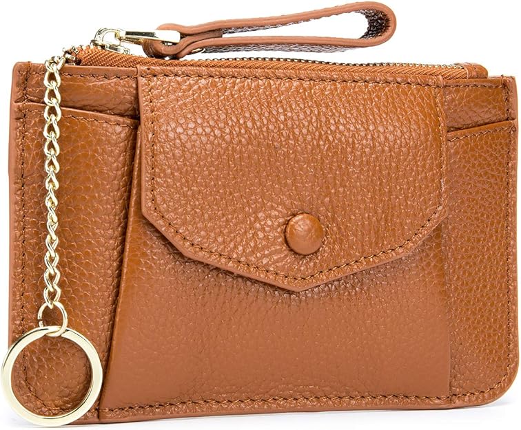 imeetu Slim Women Leather Coin Purse Pouch Change Holder