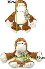 General Healthcare Cozy Creatures Monkey Microwaveable Plush Toy 30cm view 5