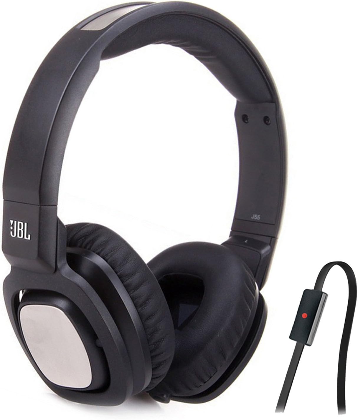 JBL J55a BLK High Performance On Ear Headphones with JBL Drivers, Rotatable Ear Cups and Microphone, Black (Discontinued by Manufacturer)