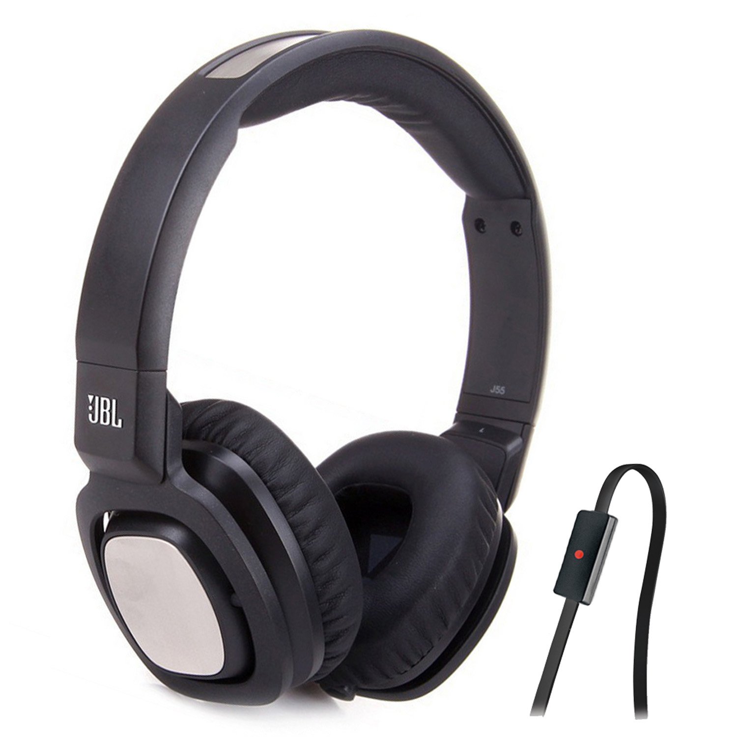 JBL J55a BLK High Performance On Ear Headphones with JBL Drivers, Rotatable Ear Cups and Microphone, Black (Discontinued by Manufacturer)