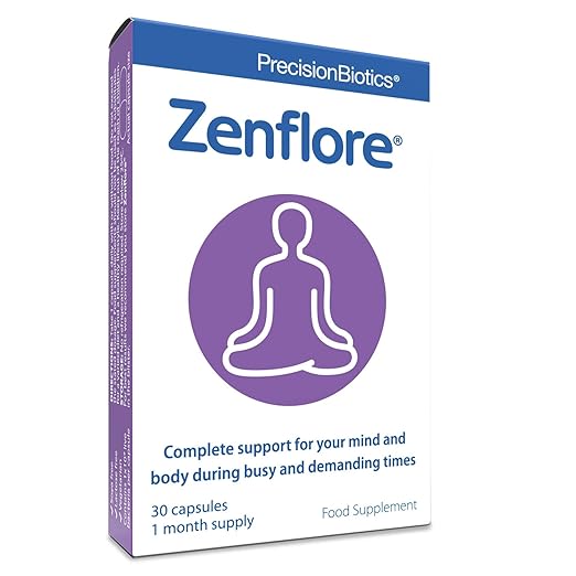Zenflore von PrecisionBiotics | 30 Kapseln Blisterverpackung (1-Monats-Vorrat) | Die einzigartige 1714-Serenitas-Kultur in Ze