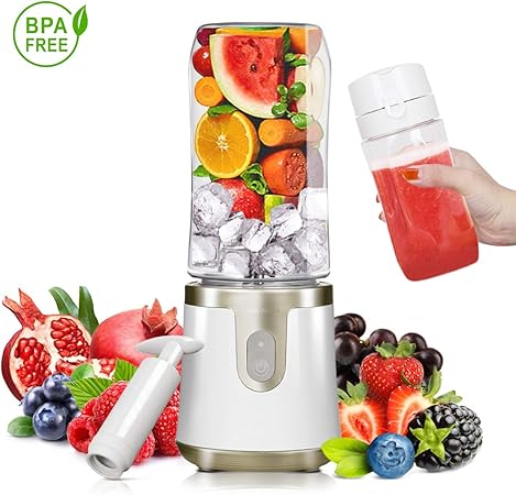 Homemiyn Portable Blender With Manual Air Pump Anti Oxidant Juice