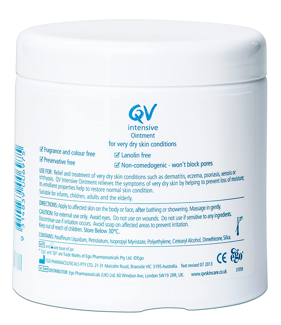 QV Intensive Ointment 450g