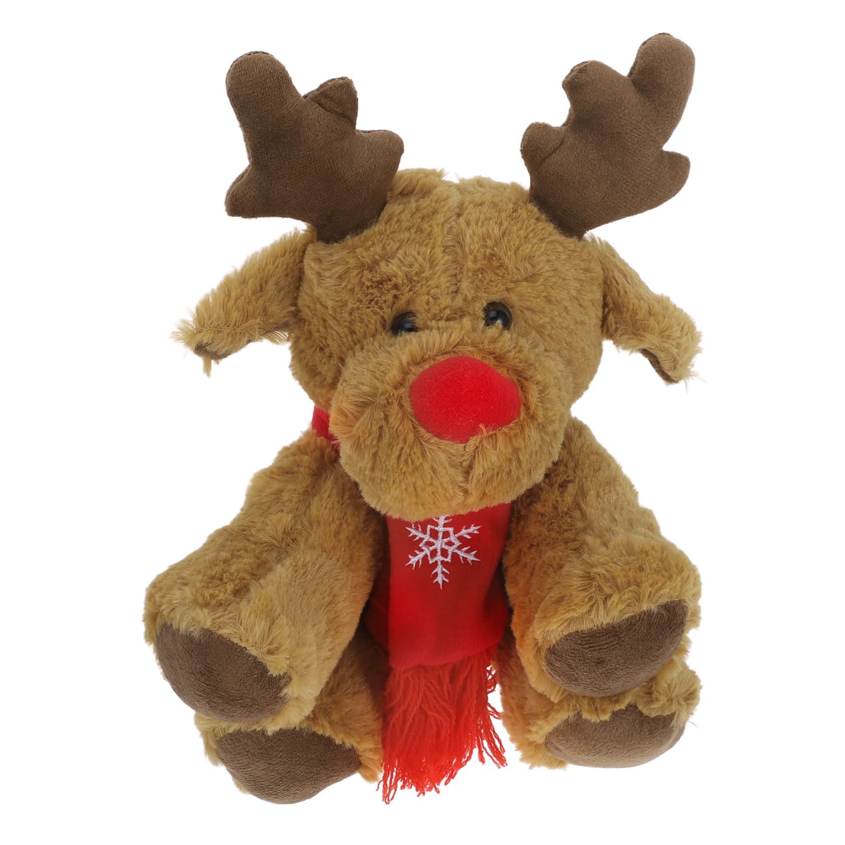 TOYANDONA 1Pc Christmas Reindeer Stuffed Toy Vivid Xmas Cuddly Plush Deer Toy Small Animal Elk Doll Plush Toy for Children Girls