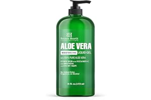 Botanic Hearth Organic Aloe Vera Gel - Soothing Moisturizer for Skin & Hair, 100% Pure, Cold-Pressed, Natural Formula| for Me