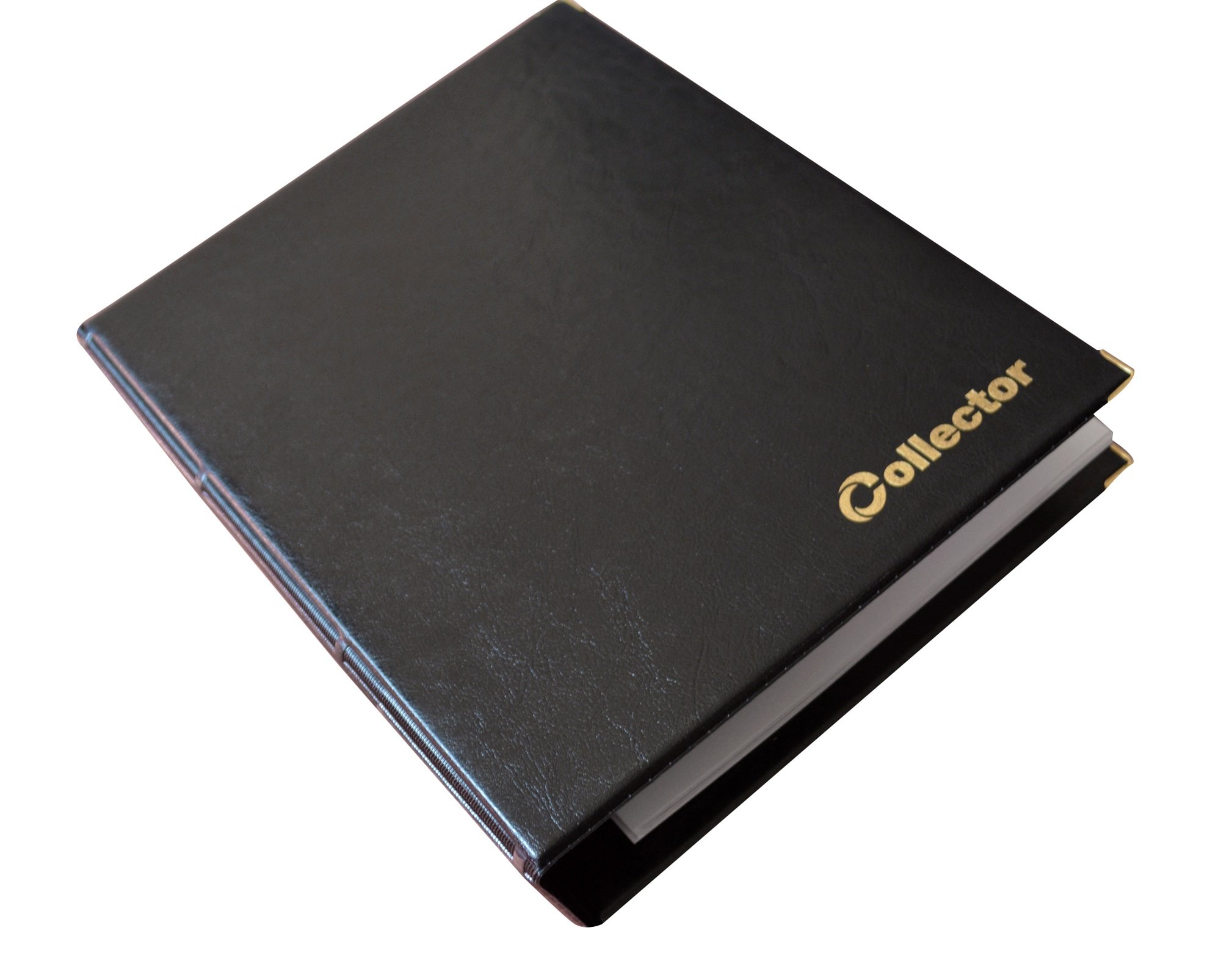 Collector Banknotes Album Folder Book Notes Banknote with 10 Pages and 10 Dividers - Very Big Capacity - BLACK