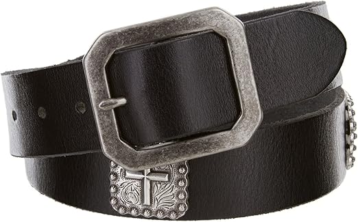 mens western belts with conchos