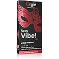 Sexy Vibe! Hot by Orgie. Liquid Vibrator. Kissable Exciting Gel with Active Ingredients of Plants from The Amazon Rainforest and a Twist of Strawberry Flavor. 0.5 Fl Oz.