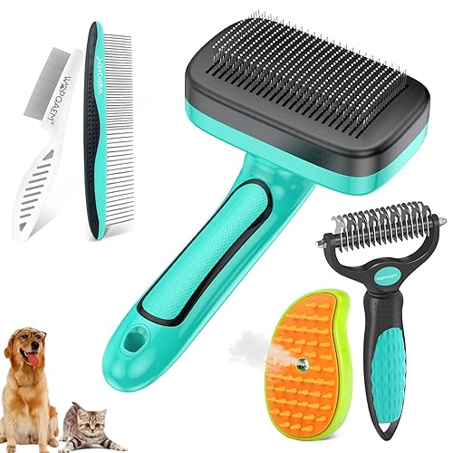 WOPQAEM Dog Brush for Shedding Short Long Haired Cats, in Pet