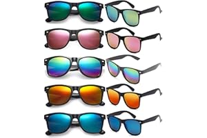 Fsmiling Neon Sunglasses Bulk Classic Sunglasses Pack UV400 Shades Glasses Cool Eyewear Set-8/10/20Pack
