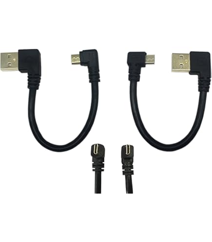 Cablecc 3m 90 Degree Right Angled Micro USB Screw Mount To USB 3.0 Data Cable For Point Grey Chameleon Camera