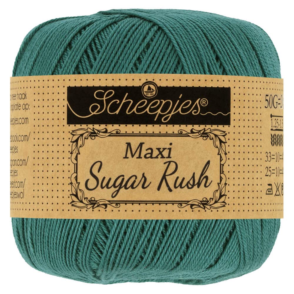 Scheepjes - Scheepjes Maxi Sugar Rush 391 Deep Ocean Yarn - 1x50g — image 1