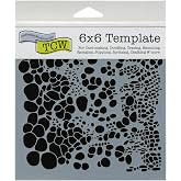 Crafter's Workshop 6x6 Inch 'Mod Spirals' Stencil Template For Mixed Media & Scrapbooking