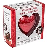 Regal Heart-shaped Hot Chocolate Bomb - Valentine's Day Gift - Belgian Milk Chocolate with Mini Marshmallows Inside, 41 grams