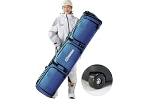 XCMAN Roller Snowboard Bag with Wheels Adjustable Length…