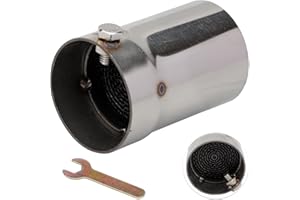 VG MOTO Universal Motorcycle DB killer 51mm 2" Exhaust Muffler Baffle Removable for Silencer Pipe Noise Sound Eliminator (Style C)