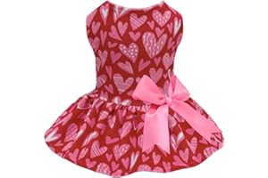 CuteBone Velvet Dog Dresses for Small Dogs, Stylish & Soft Fabric, Comfortable Fit for Everyday Wear, Perfect for Special Occasions NCVA05M