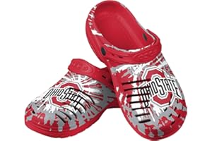 FOCO NCAA Mens Tie-Dye Clog with Strap