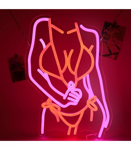 Amazon.com: QILAND Sexy Lady Neon Sign Super Bright Acrylic