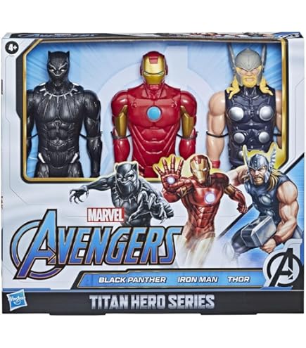MARVEL - 黒あん Amazon.com: Marvel Avengers Titan Hero Series Black Panther