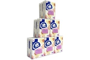 Vinda 3-Ply Mini Ultra Care Pocket Tissues, Portable Series Facial Tissue, Travel Size for Use In All Occasions (12 Packs of 10 Tissues)