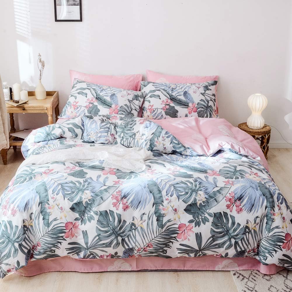 Amazon Com Highbuy Premium Cotton King Duvet Cover Cotton