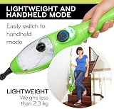 H2O X5 Premium Edition Steam Mop 5 in 1 Green Portable Floor Cleaner view 3