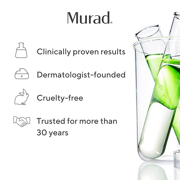 MURAD CLARIFYING CLEANSER – ACNE CONTROL SALICYLIC ACID & GREEN TEA EXTRACT FACE WASH – EXFOLIATING ACNE SKIN CARE TREATMENT BACKED BY SCIENCE, 6.75 OZ