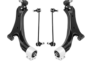 BALOCEO Front Lower Control Arms Stabilizer Sway Bars Compatible with 2010-2017 Chevy Equinox GMC Terrain w/Ball Joints Sway Bar Links Suspension Kit 4PCS