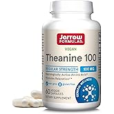 Jarrow Formulas® Regular Strength Theanine 100 mg, Dietary Supplement, 60 Capsules, 60 Day Supply