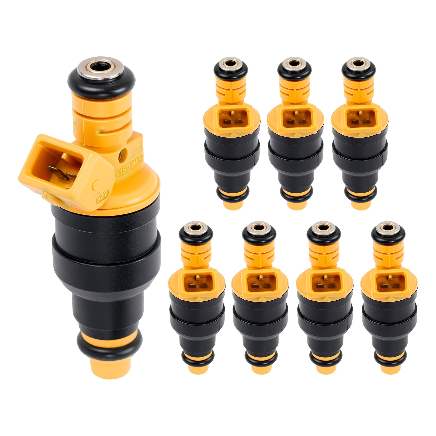 Photo 1 of 0280150943 Upgraded Fuel Injector 4 Holes injectors for Ford Lincoln Mercury Vehicles 4.6L 5.0L 5.4L 5.8L injector Replace# 0280150939, 0280150909 Fuel Injectors Set of 8