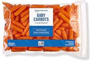 Amazon Grocery, Cut & Peeled Baby Carrots, 2 Lb (Previously Fresh Brand, Packaging May Vary)