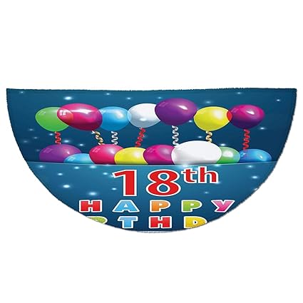 Amazon Com Half Round Door Mat Entrance Rug Floor Mats 18th