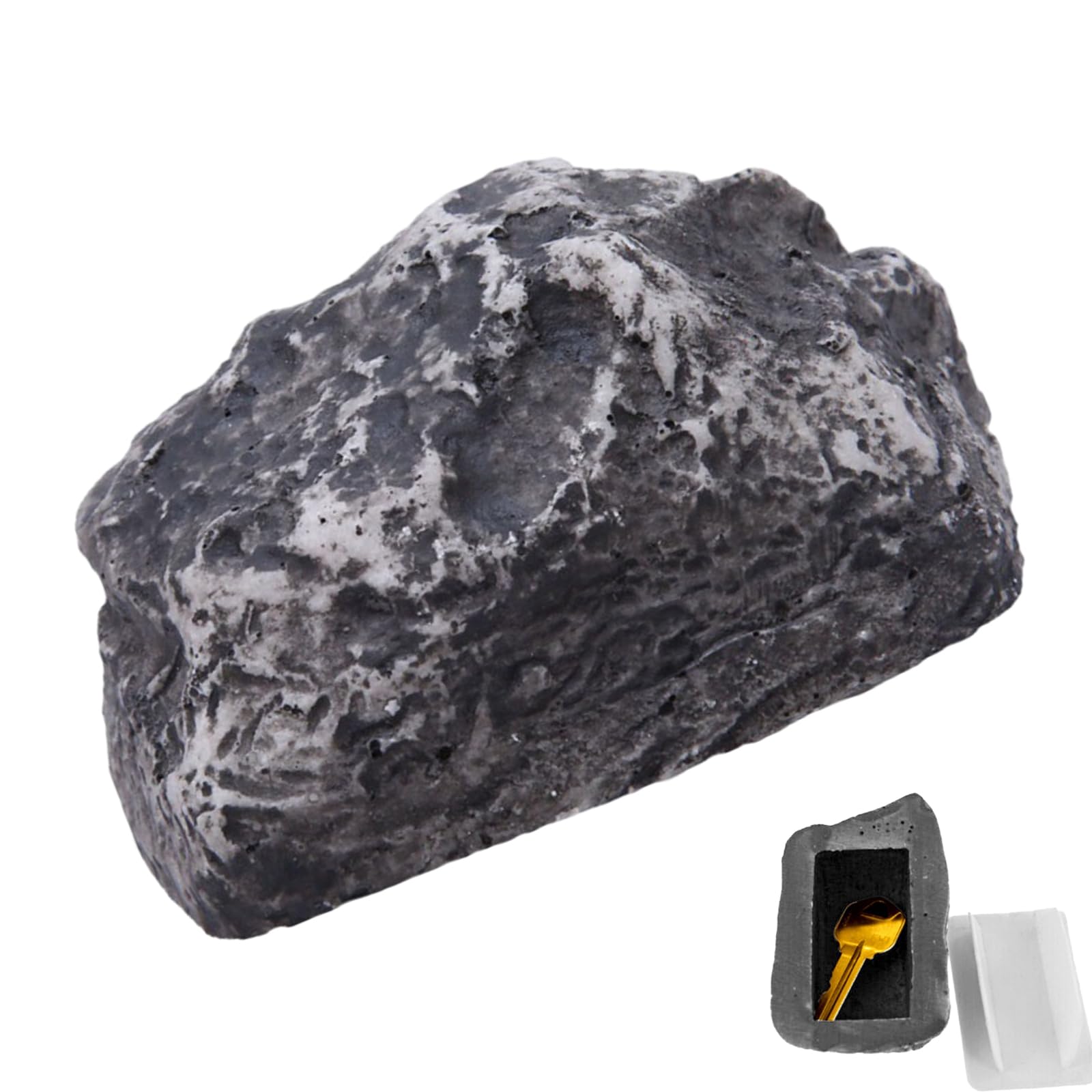 Fake Rock Key Storage Key Hider Outside KeySafe Rock KeySafe Outdoor Waterproof and Durable Hider Decoration Safe Holder Stone Box For Home Garden Yard Outdoor