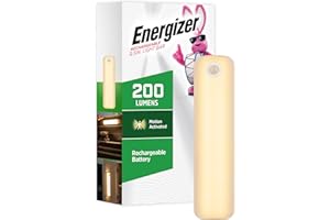Energizer Rechargeable LED Motion Sensing Light Bar, 9.5in – USB-C, Wireless, Stick-On. Ideal for Under Cabinets, Kitchens, Closets, and Garages (81758)