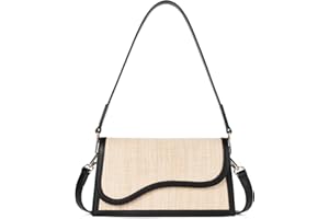 Telena Shoulder Bag for Women Vegan Leather Women's Shoulder Purses Handbags with 2 Removable Strap Crossbody Bag Purses