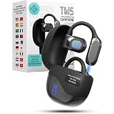 Vital Translation Earbuds Real Time Language Translator Earbuds Bluetooth | Vital Translate Buds into 74 Languages 70 Accents, Bluetooth 5.3 Open-Ear, Noise Isolation, 7-8H Battery, Music, Calls
