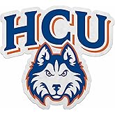 Rico Industries NCAA Houston Christian Huskies Shape Cut Pennant - Home and Living Room Décor - Soft Felt EZ to Hang