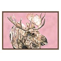 SIGNWIN Framed Canvas Wall Art Colorful Animals Abstract Traditional Multicolor Canvas Prints Home Artwork Decoration for Living Room,Bedroom - 16